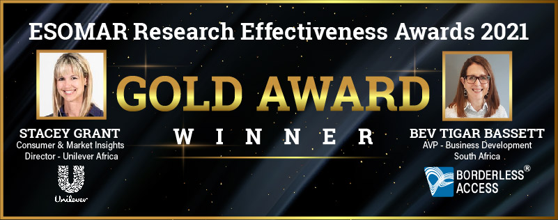 ‘Brand Humanization’ won the GOLD at ESOMAR Research Effectiveness Awards 2021